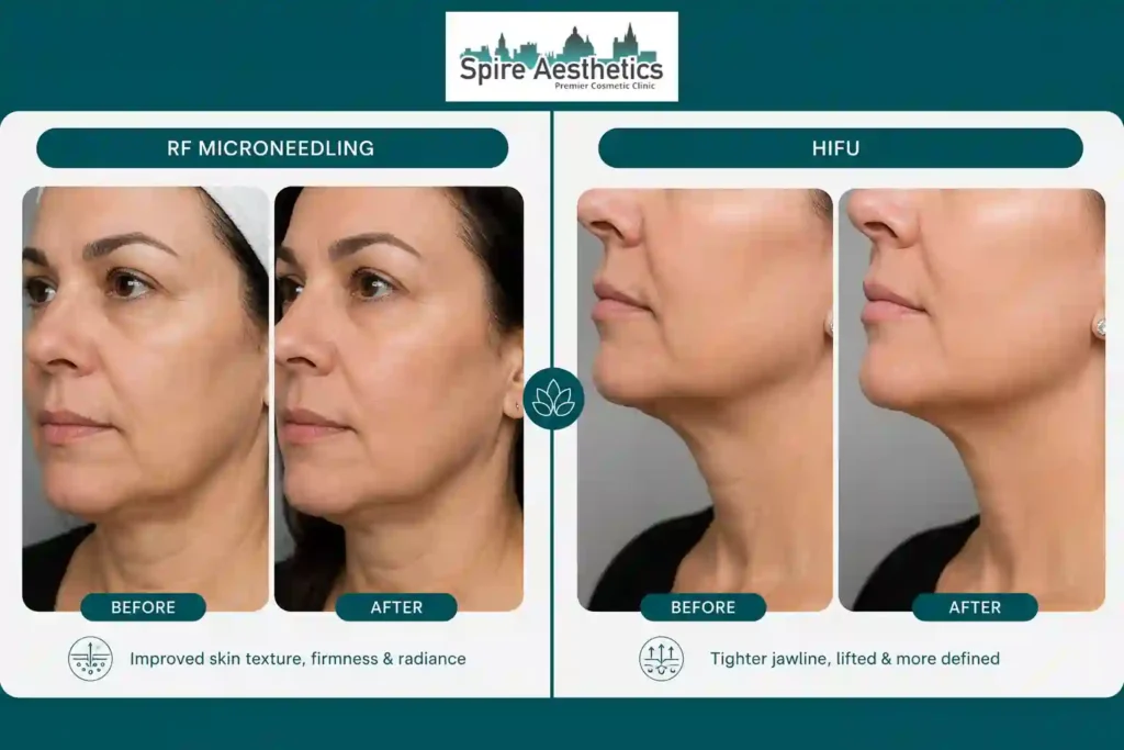 Can RF Microneedling and HIFU Be Combined Govan?